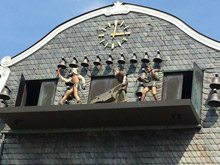 Das Glockenspiel auf dem Goslarer Marktplatz